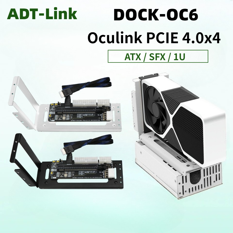 Oculink Egpu Dock Graphics Card - Dock GPU Oculink EGPU Putih Hitam