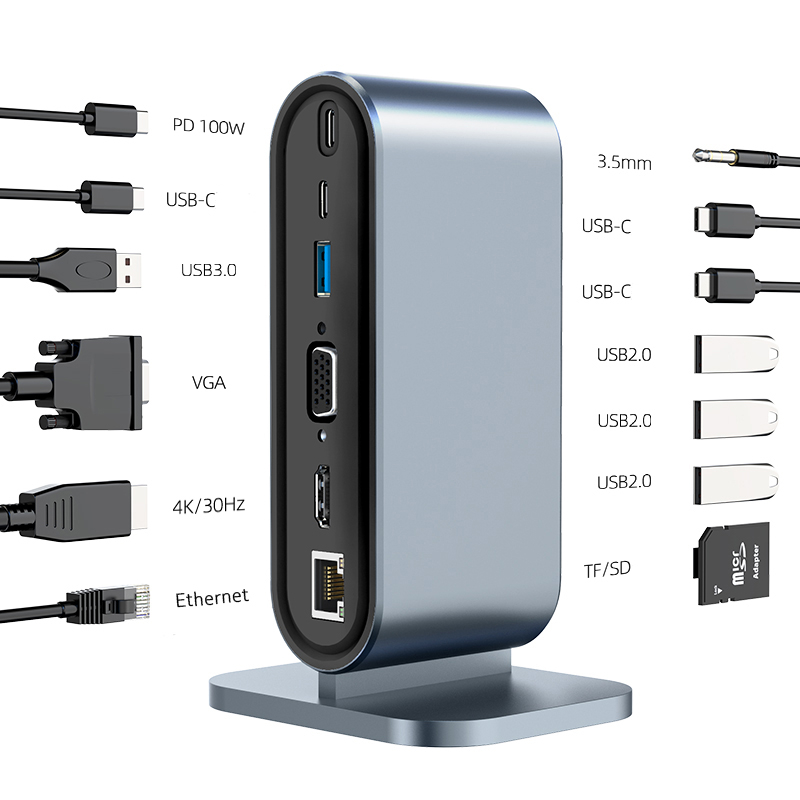USB C 3.0 HUB Tipe C Ke Multi  - 4 Hdmi Multi Monitor Video Card 4K ulasan dan harga