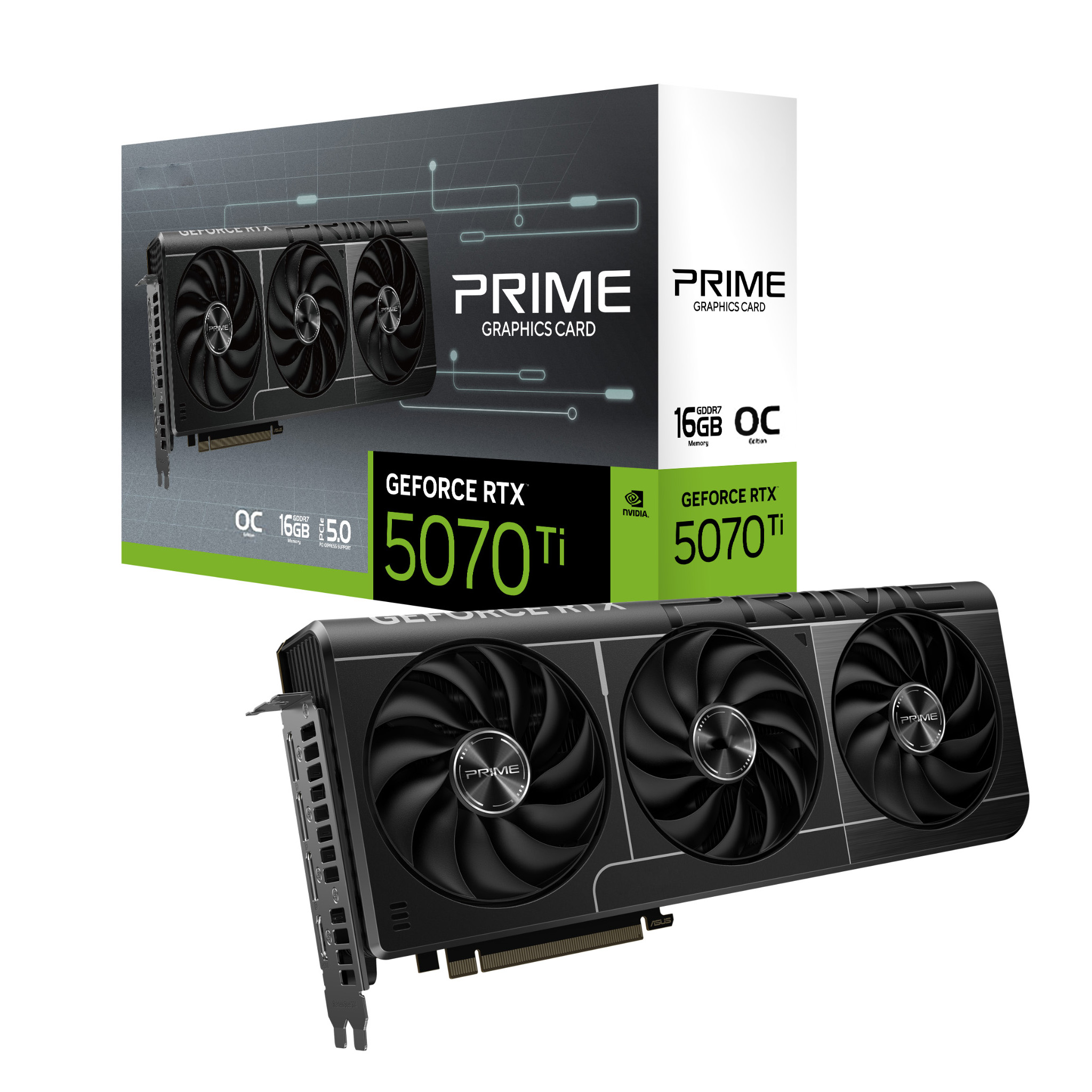 2025 PRIME GeForce RTX 5070 Ti - Triple Fan Gaming Graphics Card 16Gb ulasan dan harga