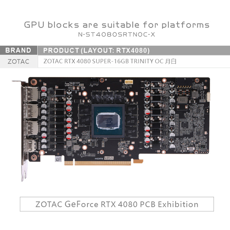 Bykski N-ST4080SRTNOC-X Blok G - Rtx 4080 Super 16Gb ulasan dan harga