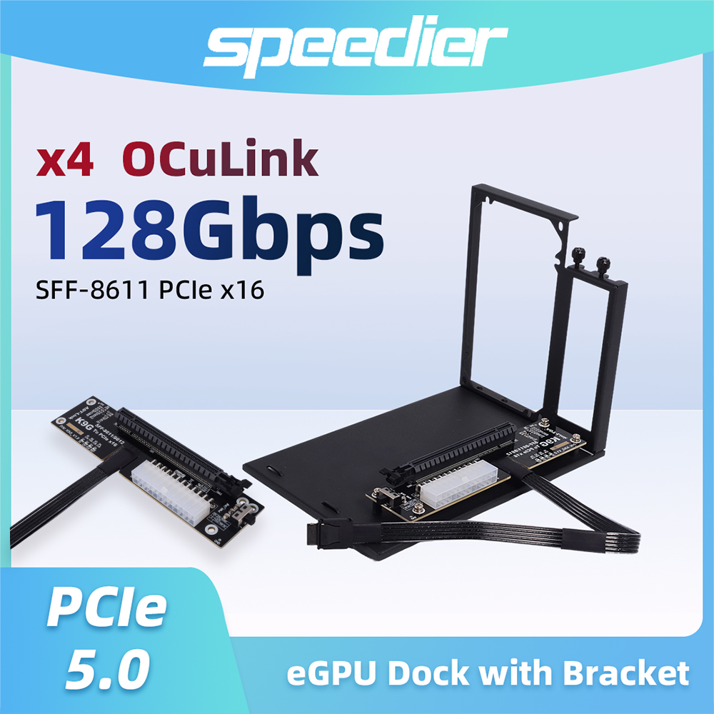 OCuLink SFF-8611 /8612 ke PCIe - Oculink Egpu Dock Graphics Card ulasan dan harga