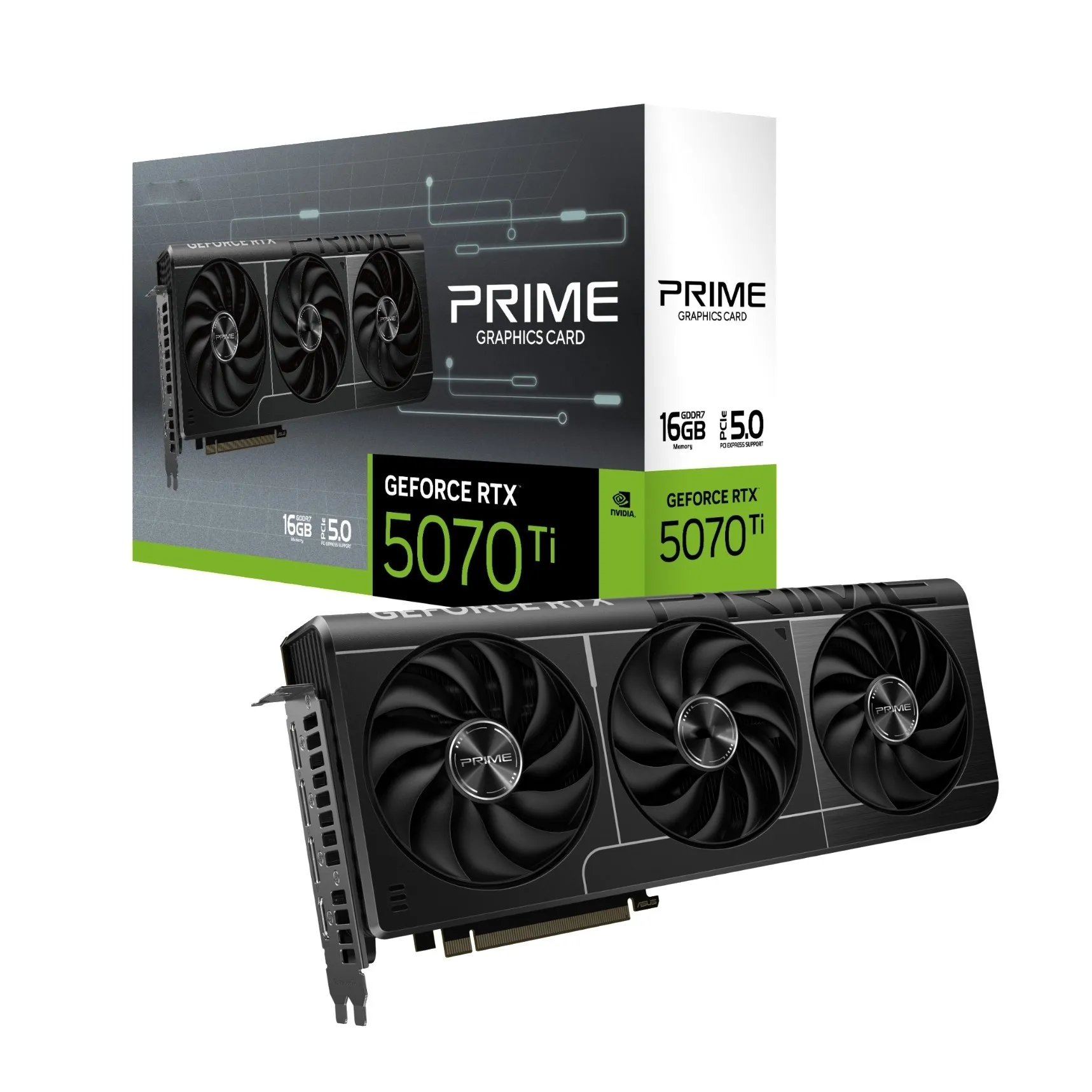 2025 PRIME GeForce RTX 5070 Ti - Triple Fan Gaming Graphics Card 16Gb ulasan dan harga