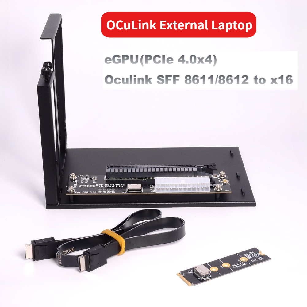 Dock GPU Eksternal F9G-BK7 EGP - Oculink Egpu Dock Graphics Card ulasan dan harga