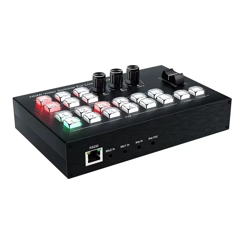 Pengalih Video HDMI 4K, mikser - 4 Hdmi Multi Monitor Video Card 4K ulasan dan harga